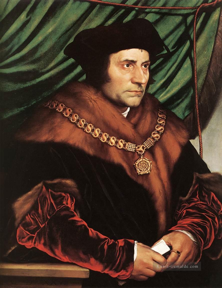 Sir Thomas more2 Renaissance Hans Holbein der Jüngere Ölgemälde